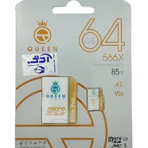کارت حافظه microSDXC کوئین تک مدل Elite Pro A2 V30 کلاس 10 استاندارد UHS-I U3 سرعت 85MBps ظرفیت 64 گیگابایت به همراه آداپتور SD